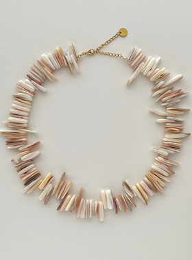 夏季海边度假风天然贝壳项链女款