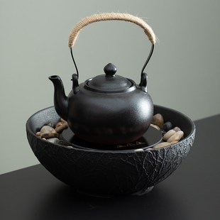 高升围炉煮茶电陶炉家用室内全套烤火套装 新款 网红煮茶壶煮茶炉