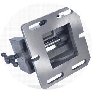 虎台钳丝杆平口钳工作多功能桌可旋转钻床台钻用90度斜度小台钳