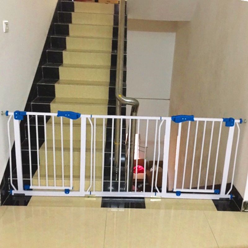 免打孔双门伸缩式宝宝楼梯护栏安全门栏宠物栅栏狗笼子狗狗门栏