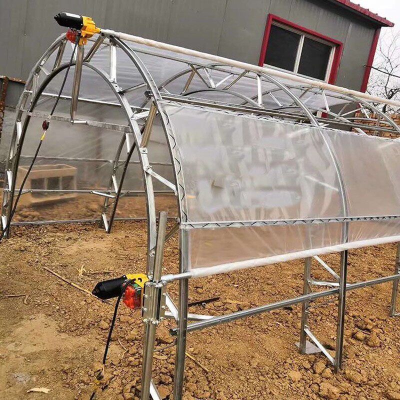 电动卷膜器24V大棚卷帘机温室大棚养殖场自动放风配件升降机220V