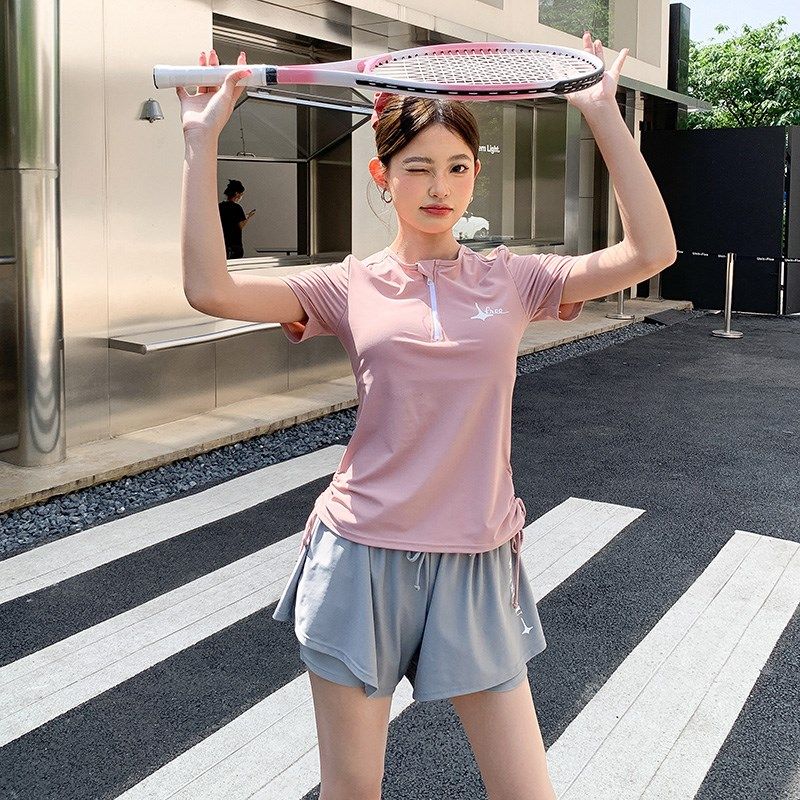 大码泳衣女高级感2024新款胖mm分体平角泡温泉遮肚显瘦200斤泳装