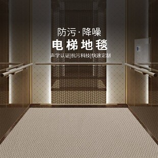 电梯地毯别墅防水l抗污隔音高端家用门口电梯轿厢专用地垫尺寸定