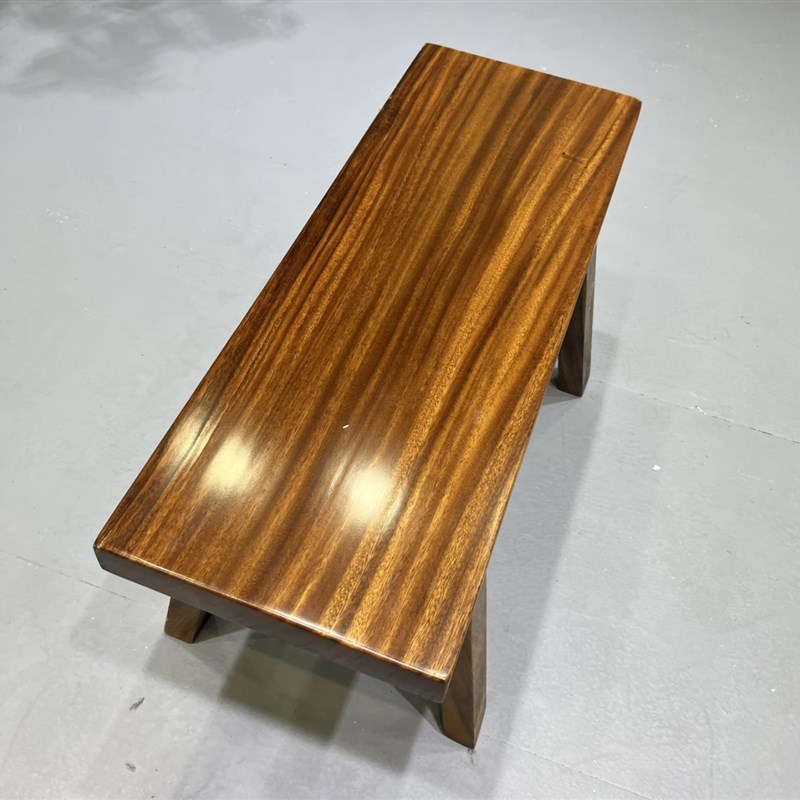 奥坎实木长条凳南美胡桃木板凳家用换鞋凳中式练功凳红木凳茶桌凳