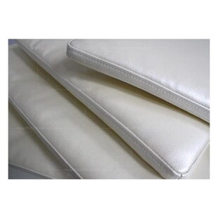 时尚简约仿水皮软垫 居家民宿阳台皮艺海棉坐垫实木椅子配套坐垫