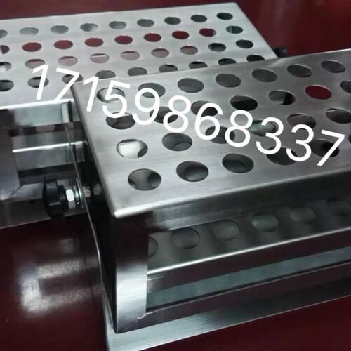不锈钢可倾斜摇床配件试管架夹可调试管I离心管摇床夹具振荡器夹
