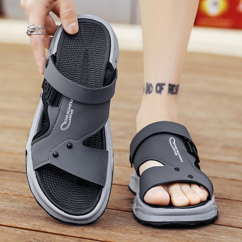 凉鞋男款2025新款夏季爸爸开车两用拖鞋外穿男士休闲运动沙滩凉拖