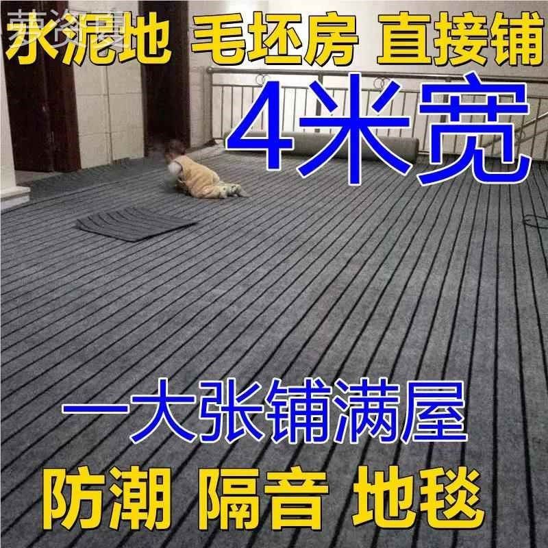房间地毯卧室水泥地直接铺楼层隔音地垫大K面积全铺防潮3米宽4商
