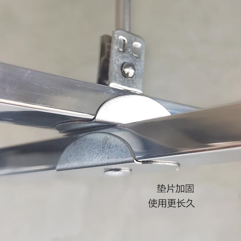 IZ4A不锈钢加长加厚超大晾被架阳台晒衣架十字折叠晒床单凉被套架