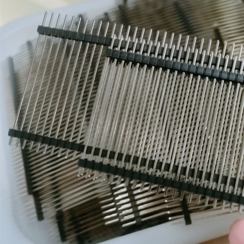 2.54mm单排双塑加长排针1*40P针长38/40/45/50/50/58/60~70mm