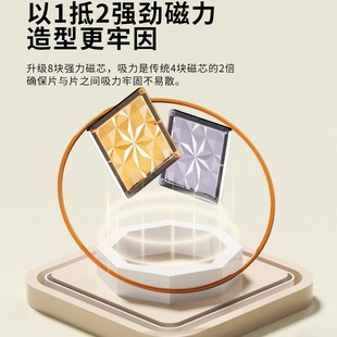 纯磁力棒 磁力片钻面积木儿童磁铁贴片拼图男女孩吸铁石贴益智拼装