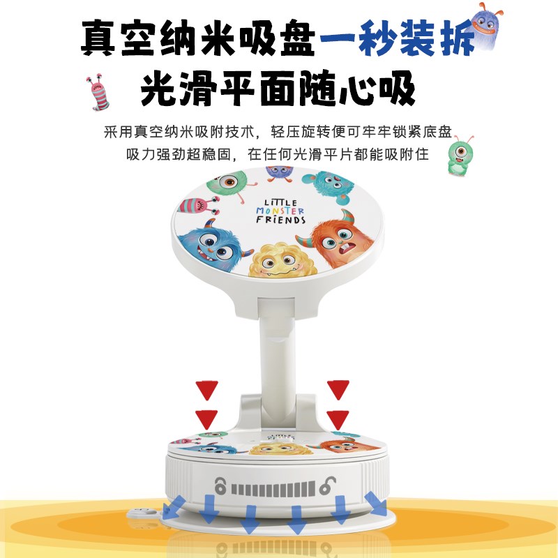 纳米吸附磁吸车载k手机支架720升降旋转新款吸盘车内导航手机架
