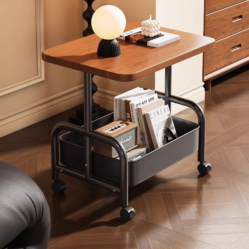 客厅沙发收纳可移动茶几小推车双层边几小桌子带轮茶桌卧室置物架,住宅家具,移动边几/推车,淘宝优惠券,粉丝福利购,淘宝优惠卷