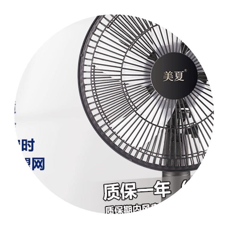 台式电风扇16寸台扇家用摇头扇定时静音宿舍办公室大风力风扇