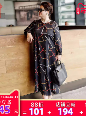 向红同学2025新款黑色中年洋气秋冬显瘦通勤长袖气质连衣裙0337