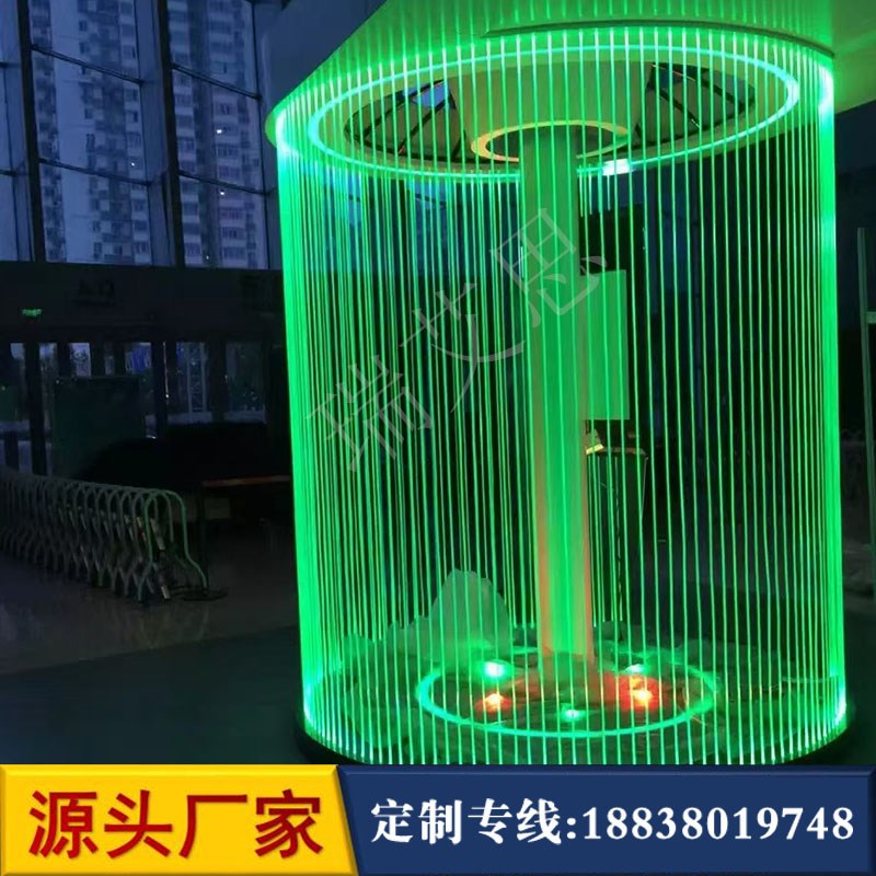 光纤拉线水帘拉线水幕水帘水幕流水屏风瀑布帘水幕墙吊景观钢丝帘