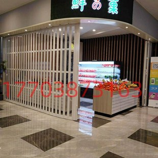 弧形推拉折叠门厨房吊轨道推拉门pvc卧室家用简易卫生间隔断转角