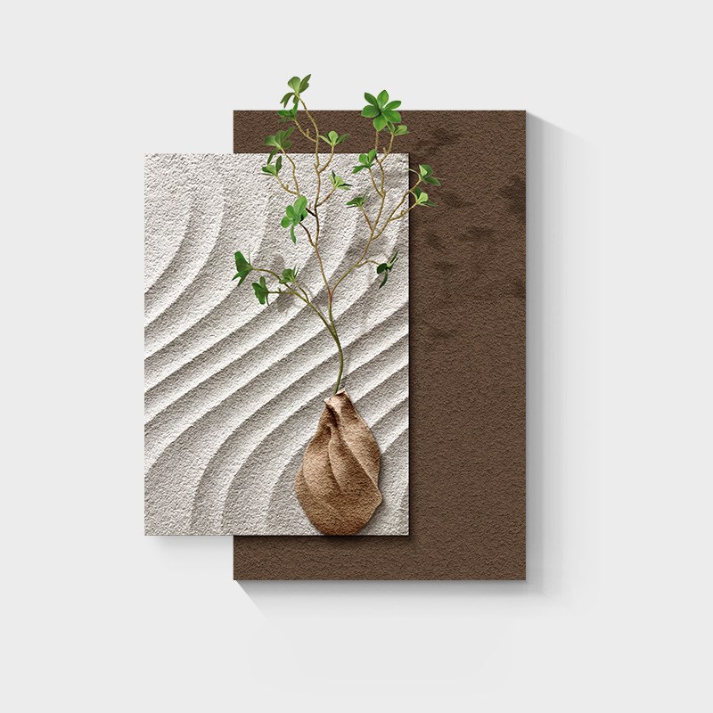 立体肌理画意式极简客厅沙发背景墙装饰画高级感走廊过道玄关挂画