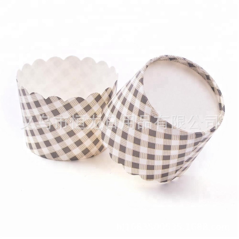 圆形机制杯 北海道戚风烤箱杯子麦芬蛋糕耐高温烤杯 中号玛芬杯