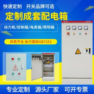 定制低压成套配电箱柜工地临时动力室外时控照明三相四线双电源箱