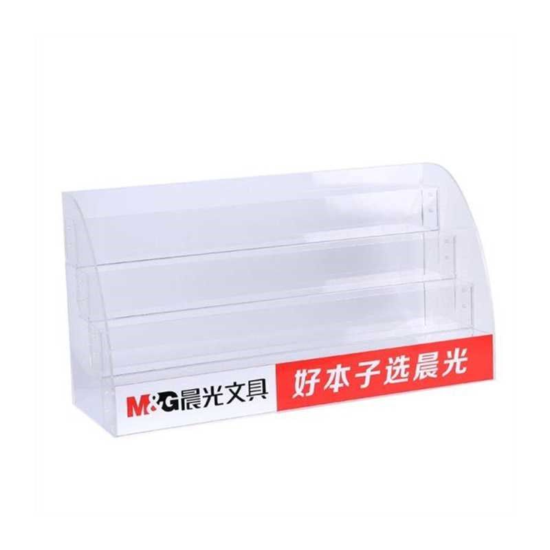 亚克力本册架笔架多功能收纳展示陈列架超市文具店透明阶梯置物架