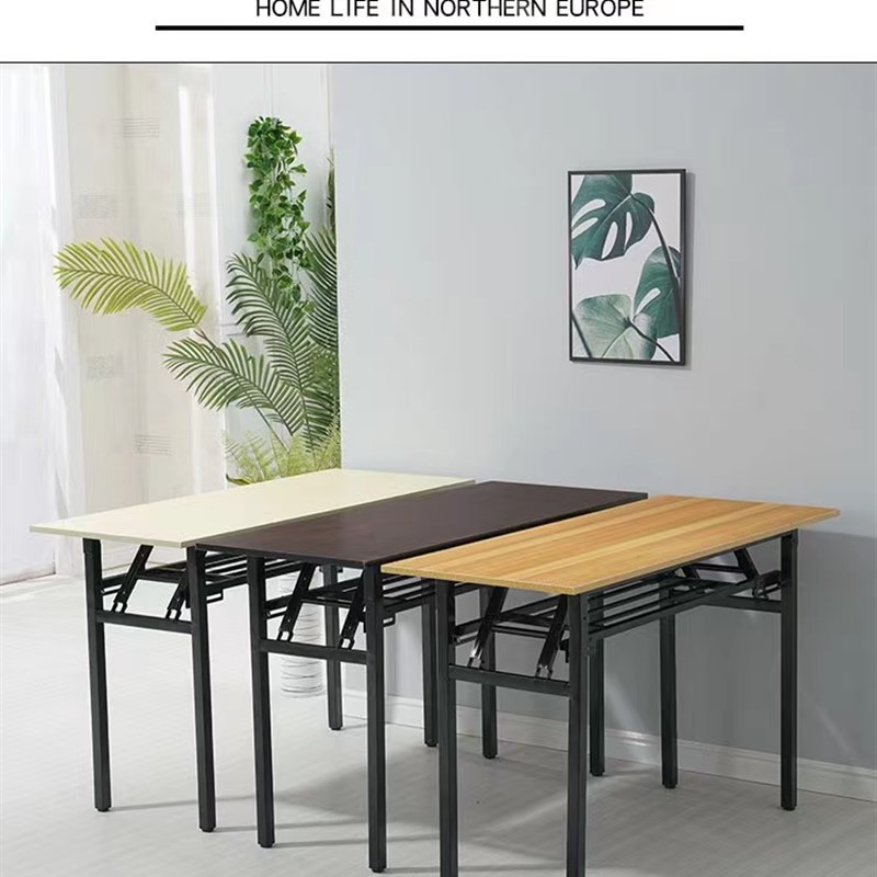 包邮简易折叠桌办公桌会议桌培训桌长条桌子折叠餐桌学习电脑桌子