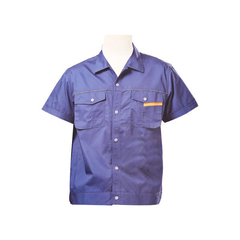 工装夏季半袖劳保工作服男女工厂车间工作装工作服套装薄款夏装