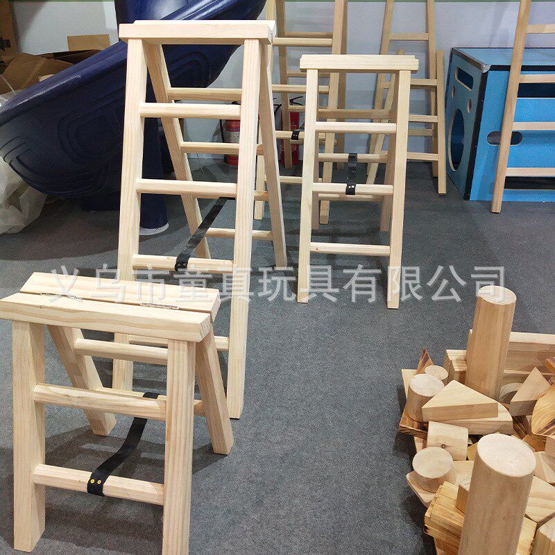 定制儿童探索积木幼儿园碳化积木建构区玩具教具
