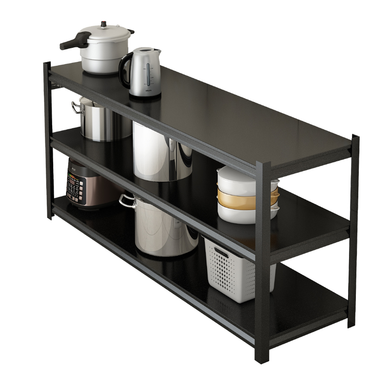 客厅落地置物架电视旁铁架子阳台杂物架多层厨房收纳物品储物层架