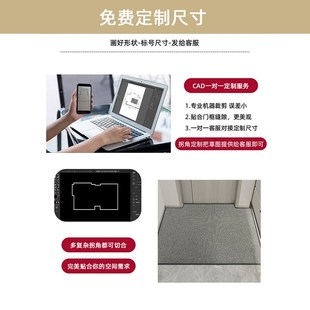 入户门地垫进门家用现代简约风地毯门垫耐脏耐磨防滑玄关门口地毯