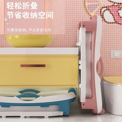 婴儿游泳桶家用宝宝浴盆儿童泡澡桶折叠澡盆大号游泳池大人洗澡桶