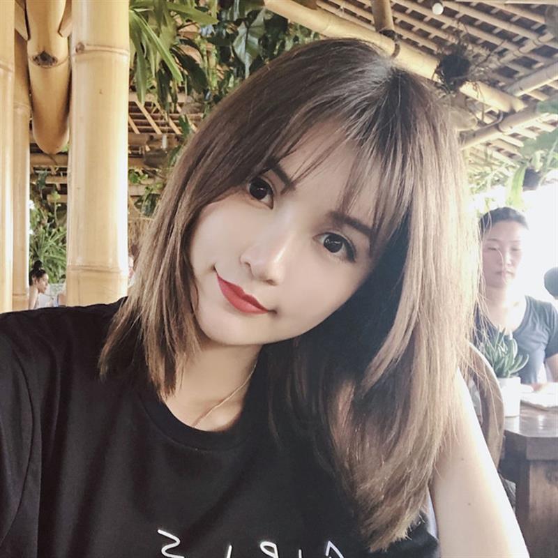假发女中长发长卷发大波浪v 网红可爱锁骨发自然全头套式圆脸短发