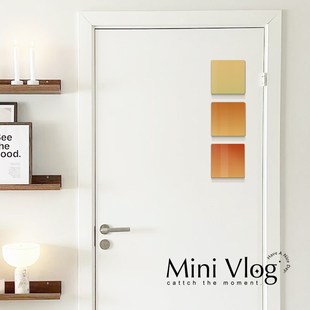 方糖碎片墙面卧室门柜门遮丑装饰高级感门贴2025新款亚克力墙贴