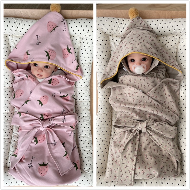 新生儿夏季包被婴儿襁褓巾刚出生宝宝用品产房包巾小被子薄款