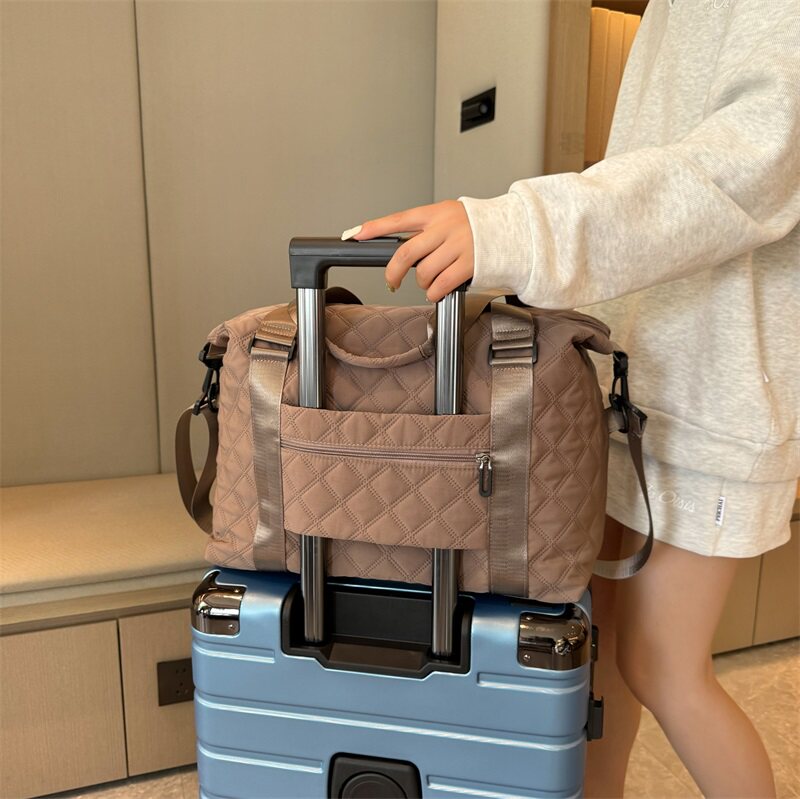 可套放拉杆箱上的旅行包女轻便大容量附加配O包短途收纳手提行李