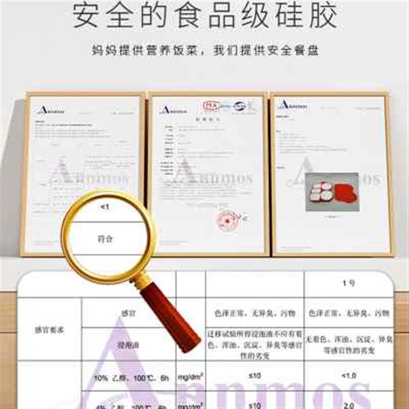 宝宝餐盘分格盘吸盘一体式婴儿辅食学吃训练勺硅胶碗儿童餐具女孩