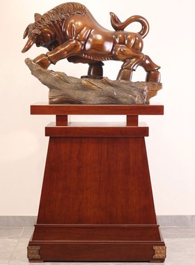 牛气冲天牛摆件大型落地工艺品办公室公司饭店门口装饰品开业礼品