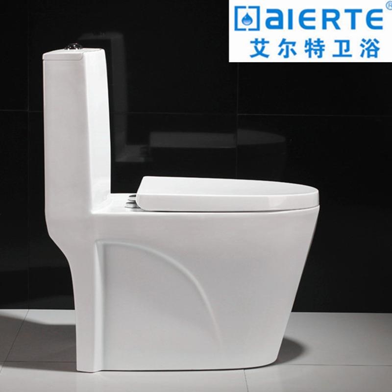 厂促小户型家用陶瓷坐便器 双孔超漩式冲水连体座便器普通节水马