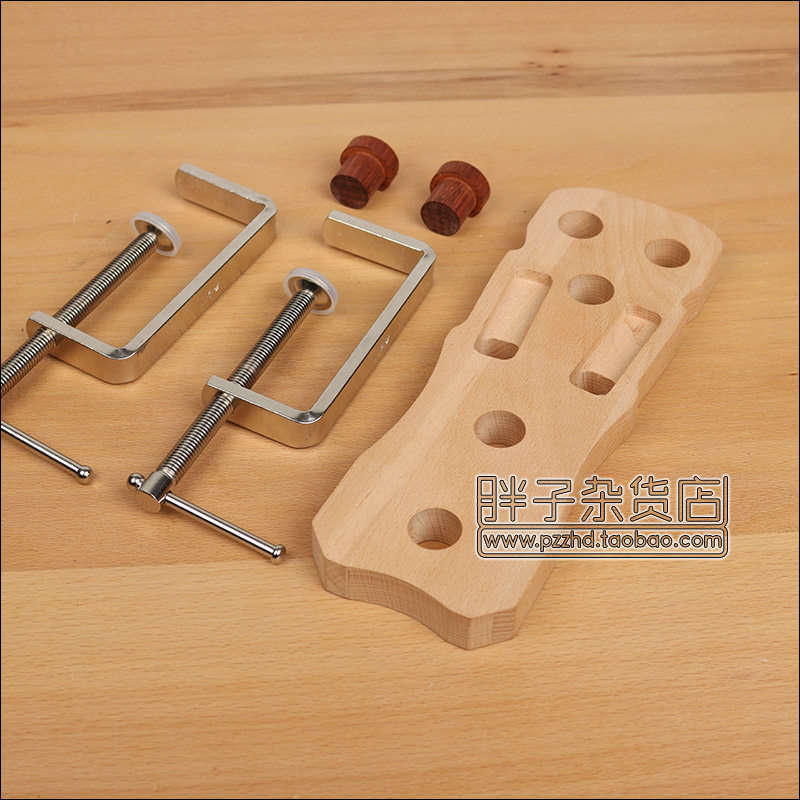 迷你木工桌板台板洞洞板夹持板木工桌夹具手N工虎钳夹子胖子杂货
