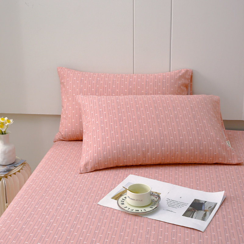 加厚纯棉磨毛床单单件100全棉老粗布学生宿舍单人被单三件套1.5米