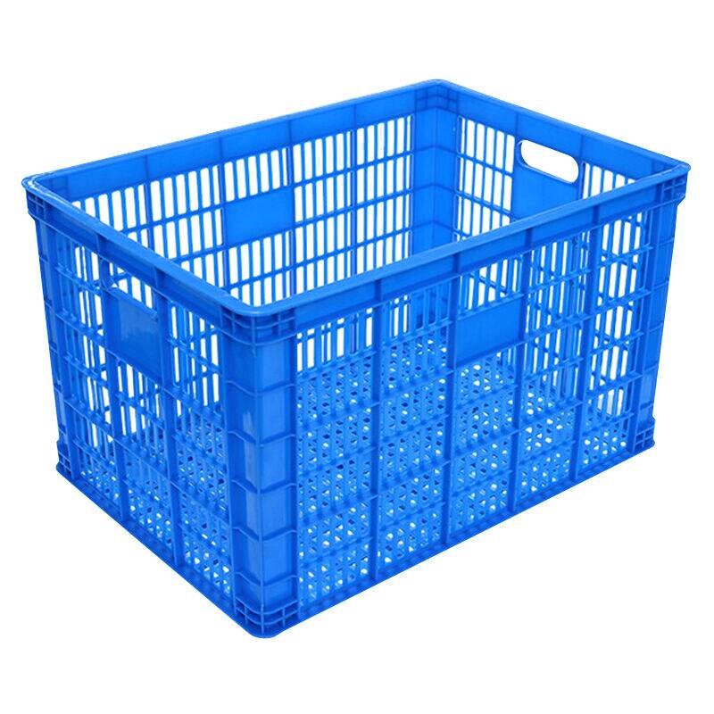伏兴塑料周转筐塑料筐快递筐运输货物框收纳筐篮子周转箱635错位
