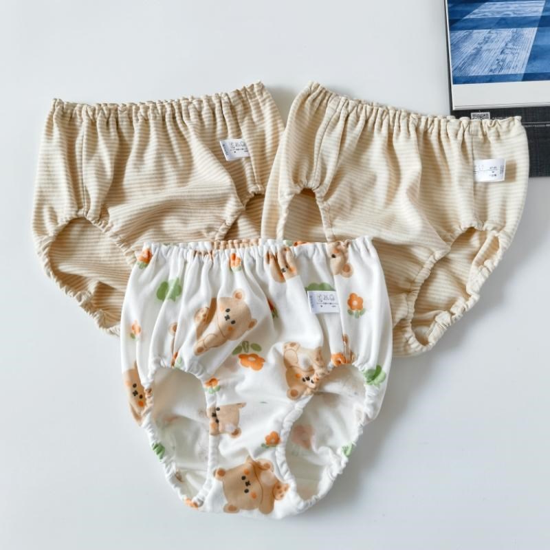 三条装全棉女内裤大童胖童成人老人穿舒服三角裤面包裤不夹P大码