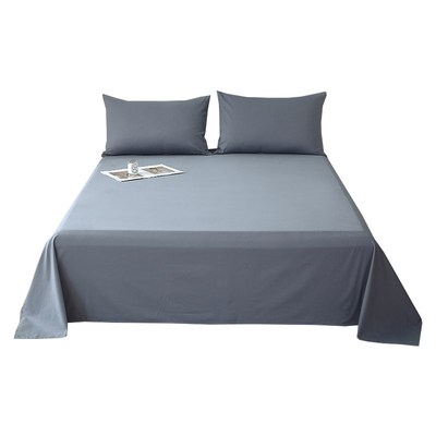 A类全棉加厚磨毛床单单件纯棉被套单人宿舍被罩三件双人四件套