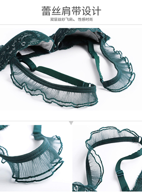 小胸平胸A杯B杯C罩杯胸罩白色黑色薄款内衣女1/2半杯聚拢文胸套装