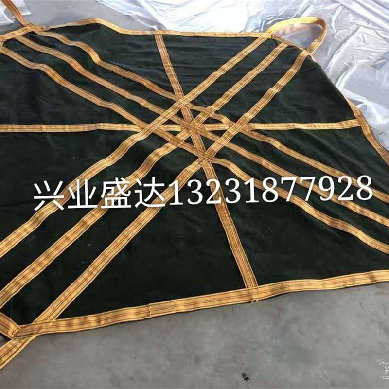 帆布吨袋软托盘 吨袋小区装修沙子水泥吨包可吊2吨航吊吊机叉车用