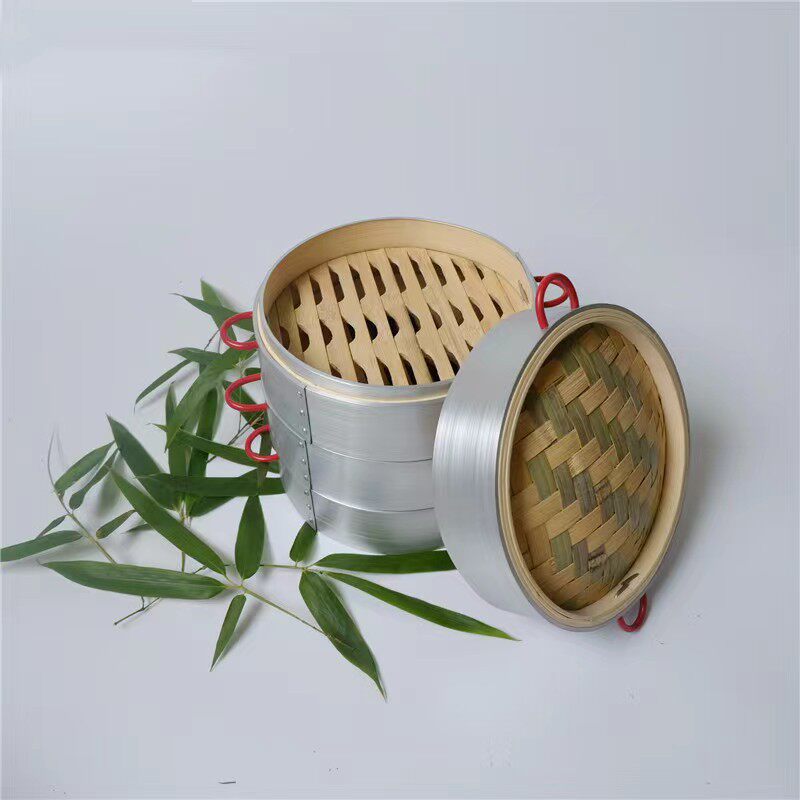 蒸笼 竹制 铝合金竹笼屉 小笼蒸格/蒸片/蒸架