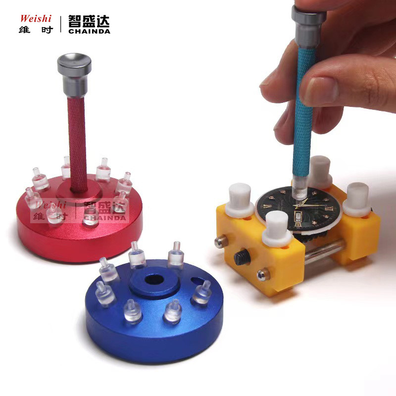 修表工具8胶头手动装针机胶头装针器表针安装笔压针Y器分秒针针冲