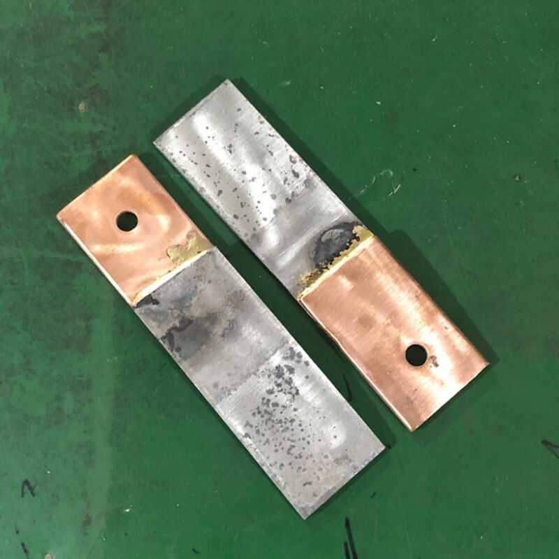 现货速发接地铜排转换条铜铁转换条铜铁过渡板铜铁连接器4*405*50