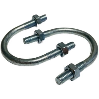 镀锌U型卡管固定卡抱m箍U型螺栓U型卡U型螺丝管卡M6分 DN20 25 1