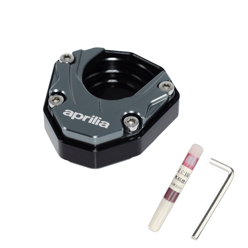 适用aprilia阿普利亚GPR150/1C25改装边撑加大垫CR150脚撑底座加